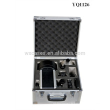 Foshan aluminium solide instrument cas avec mousse personnalisé introduire